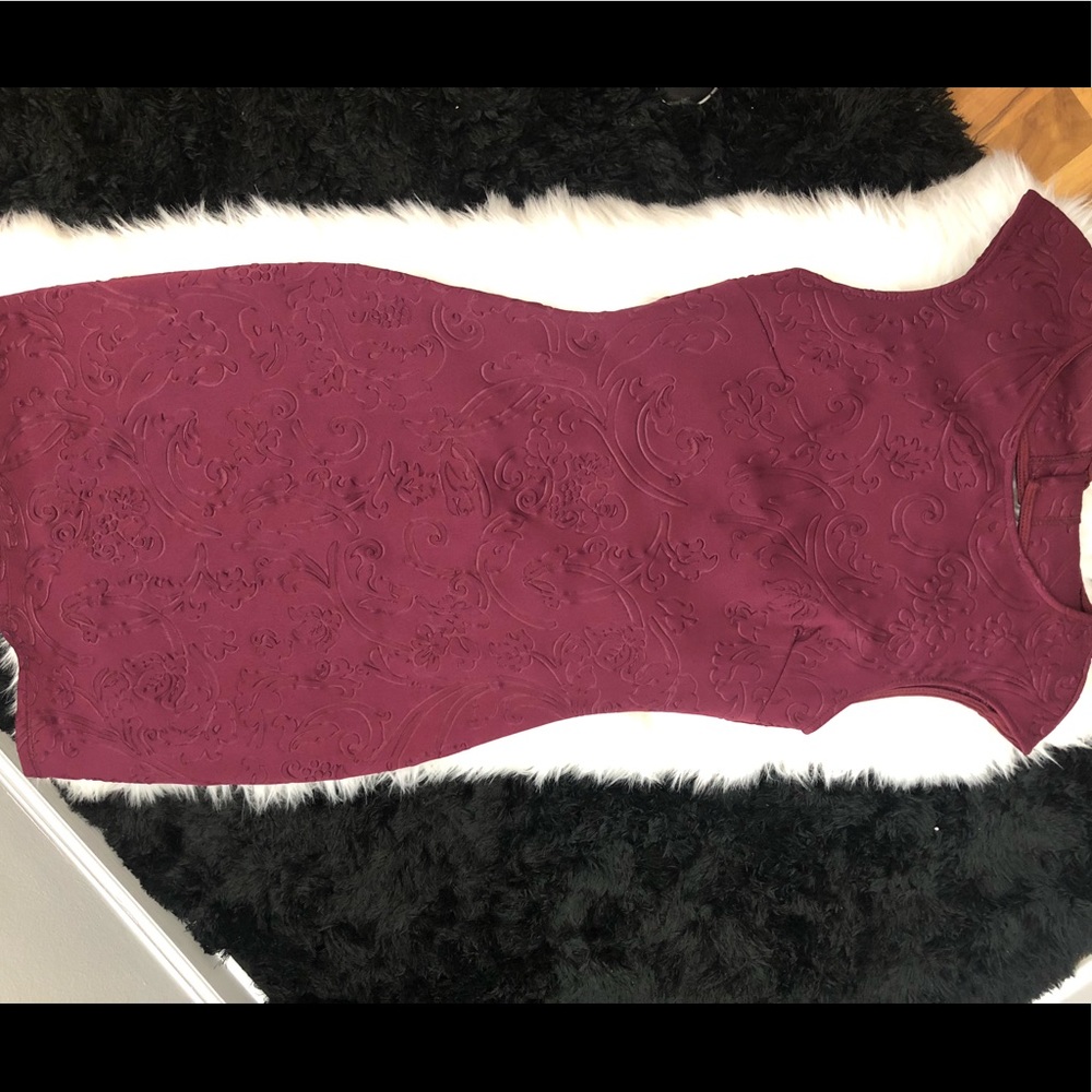 BURGUNDY DRESS 🥀